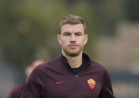 allenamento roma-dzeko