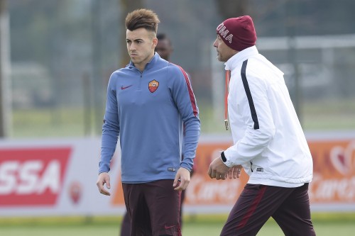 allenamento roma -el shaarawy spalletti