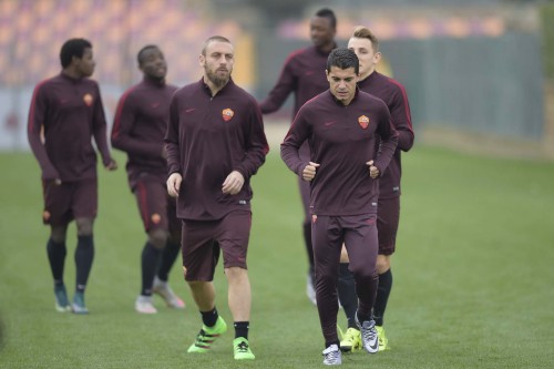 allenamento-roma.iago falque derossi