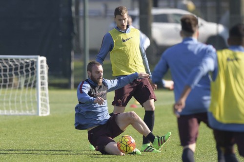 allenamento_roma-derossi dzeko