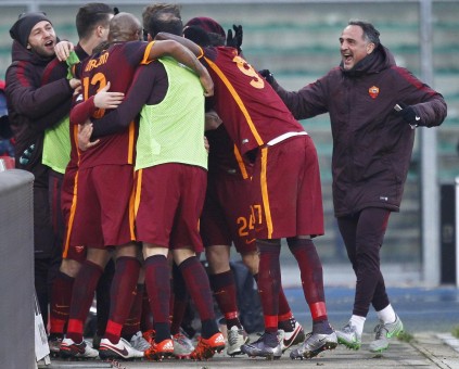 Chievo Verona - Roma iago-falque-torosidis-maicon-sadiq-gol-esultanza