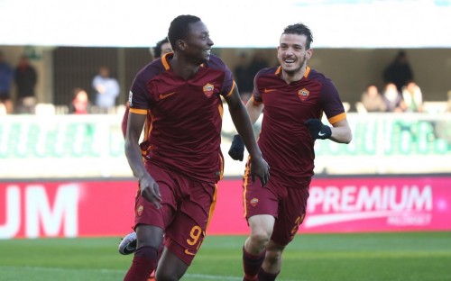 chievo-roma-sadiq florenzi gol esultanza00