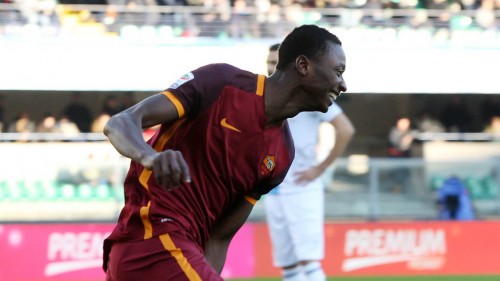 chievo-roma-sadiq gol esultanza09