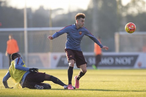 el shaarawy-allenamento roma0