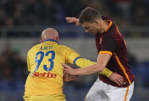 -roma-frosinone-dzeko ajeti