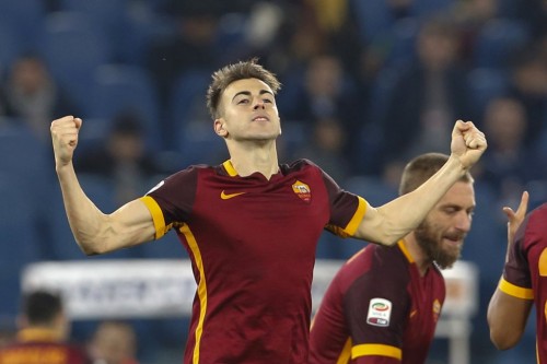 -roma-frosinone-el shaarawy gol esultanza32
