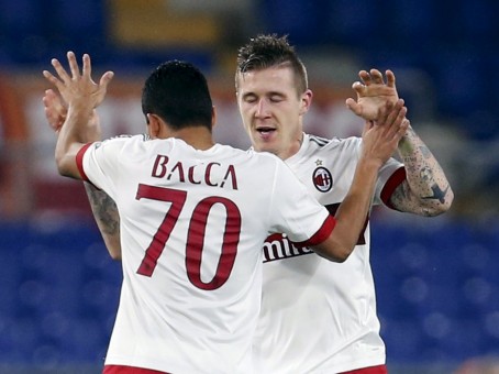 roma.milan-kucka bacca gol esultanza