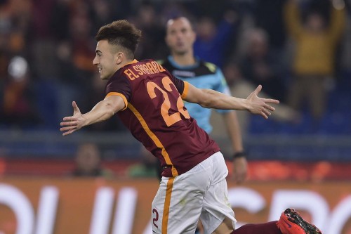 roma_frosinone-el shaarawy gol esultanza