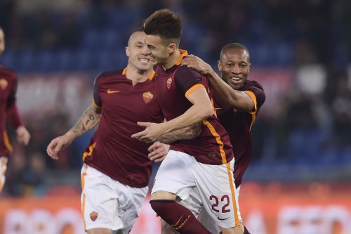 roma_frosinone-el shaarawy keita nainggolan gol esultanza