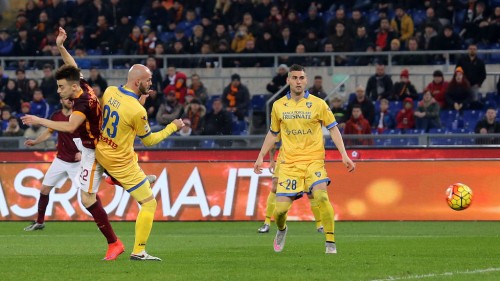 roma_frosinone_el shaarawy tacco ajeti gol