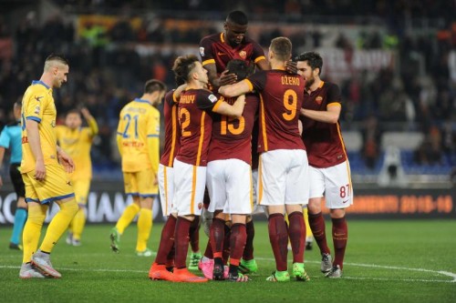 -roma_frosinone_nainggolan rudiger pjanic dzeko salah gol esultanza