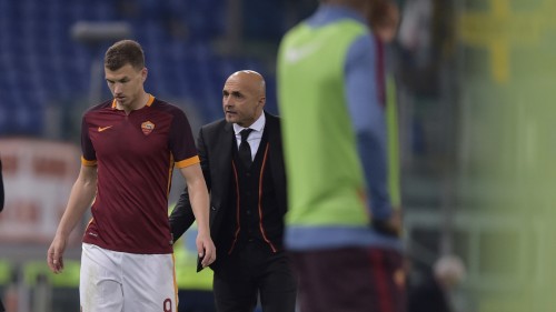 Roma - Frosinone spalletti dzeko