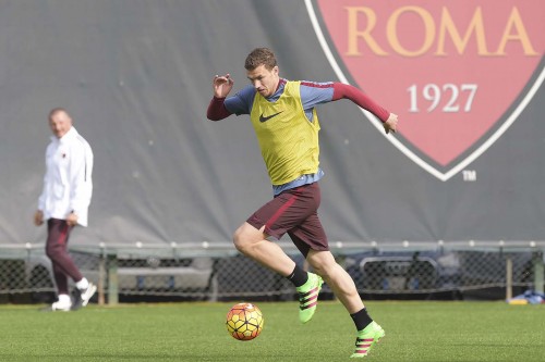 allenamento-roma-dzeko