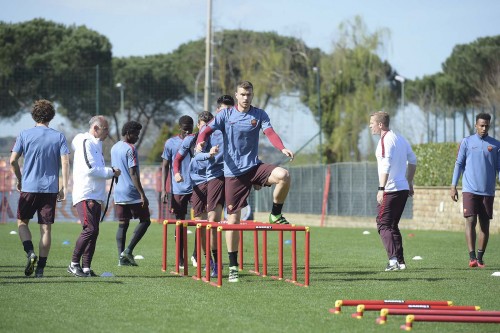 allenamento-roma-dzeko