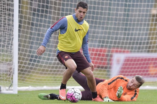allenamento-roma-iago falque de sanctis