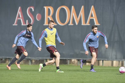allenamento-roma-manolas dzeko zukanovic