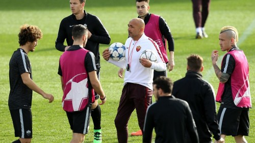 allenamento-roma-spalletti manolas nainggolan ucan dzeko