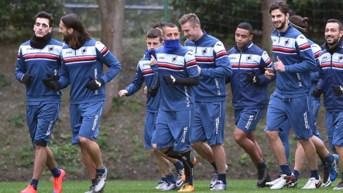 allenamento sampdoria