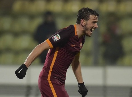 carpi roma--florenzi gol esultanza