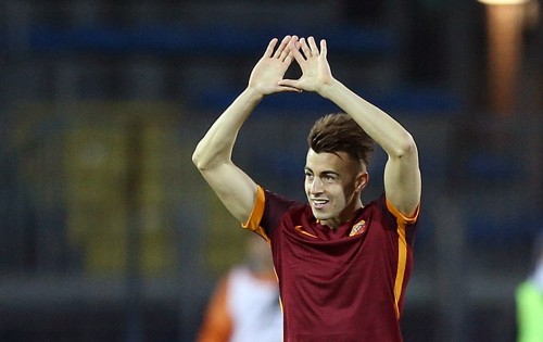 empoli-roma-el shaarawy gol esultanza