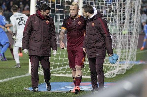 empoli-roma-nainggolan infortunio