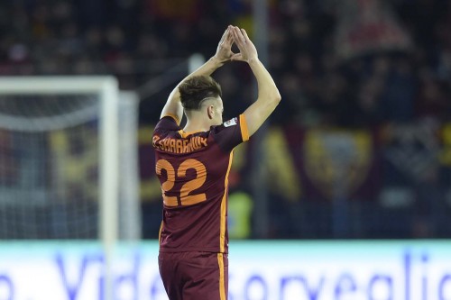 empoli-roma_el shaarawy gol esultanza0999