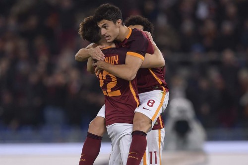 roma-Sampdoria-el shaarawy perotti gol esultanza
