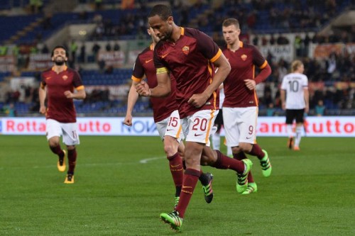 roma-palermo-keita gol esultanza0