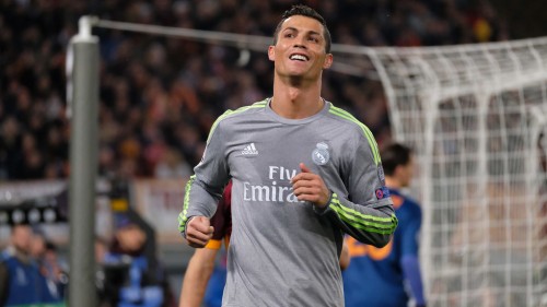 roma-real madrid-cristiano ronaldo gol esultanza