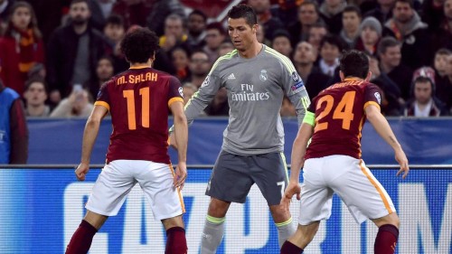 roma real madrid cristiano ronaldo salah florenzi