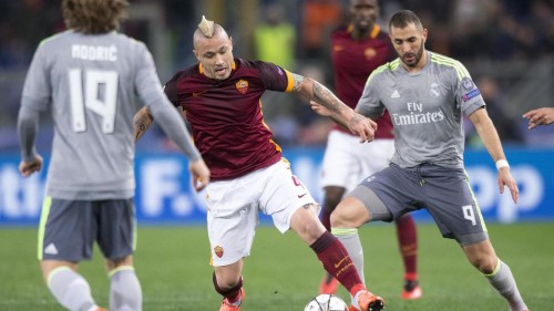 roma-real madrid-nainggolan benzema