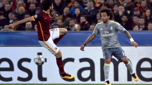 roma-real madrid-salah marcelo