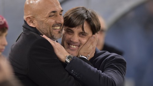 roma-sampdoria-montella spalletti
