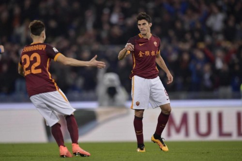 Roma - Sampdoria perotti el shaarawy gol esultanza