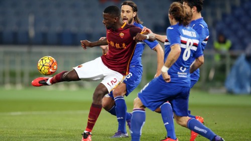 roma-sampdoria-rudiger silvestre