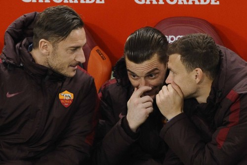 roma-sampdoria-totti dzeko de sanctis