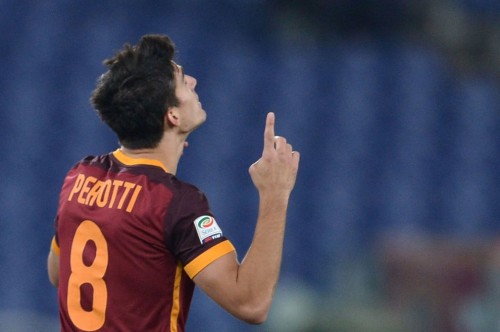 roma-sampdoria_-perotti gol esultanza