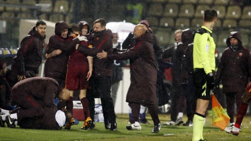 roma_carpi-digne spalletti zubiria gol esultanza