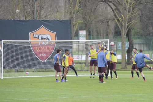 allenamento roma-Totti squadra