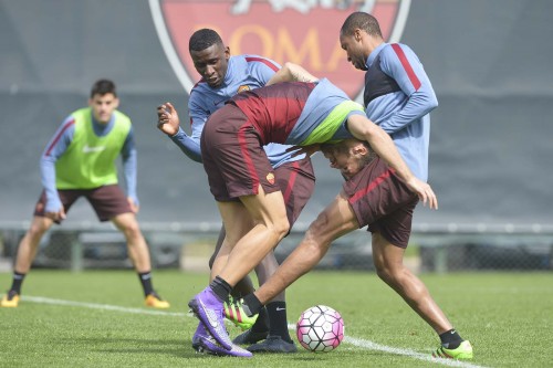 allenamento-roma-rudiger strootman keita