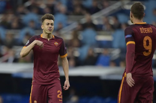 real-madrid-roma-dzeko el shaarawy