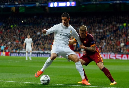 real madrid-roma_digne cristiano ronaldo