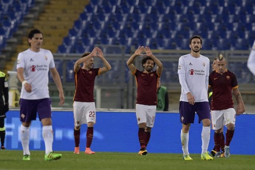 roma-fiorentina__el shaarawy salah gol esultanza