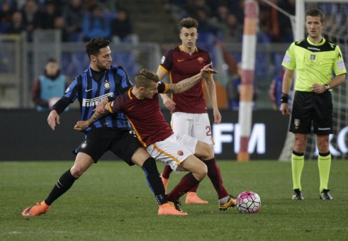 roma-inter-digne brozovic el shaarawy