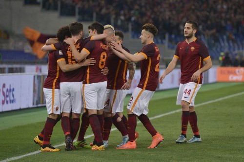 roma_fiorentina-el shaarawy salah pjanic perotti manolas gol esultanza florenzi