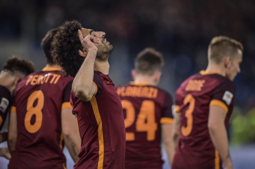 roma_fiorentina-salah gol esultanza