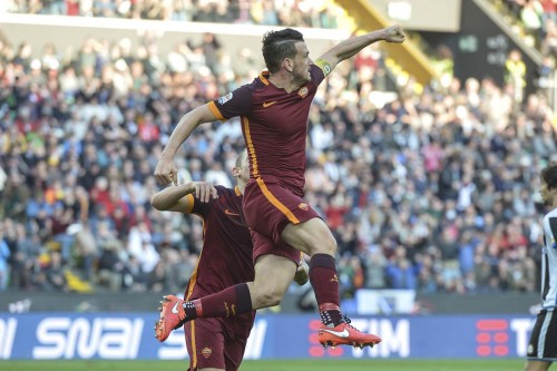 udinese--roma-florenzi gol esultanza