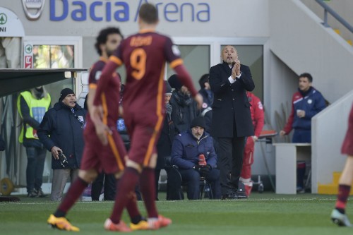 udinese-roma-spalletti dzeko salah