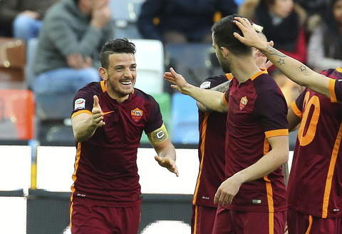 udinese__roma-florenzi-pjanic-gol-esultanza