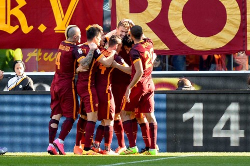 udinese_roma-dzeko florenzi keita salah nainggolan perotti digne gol esultanza